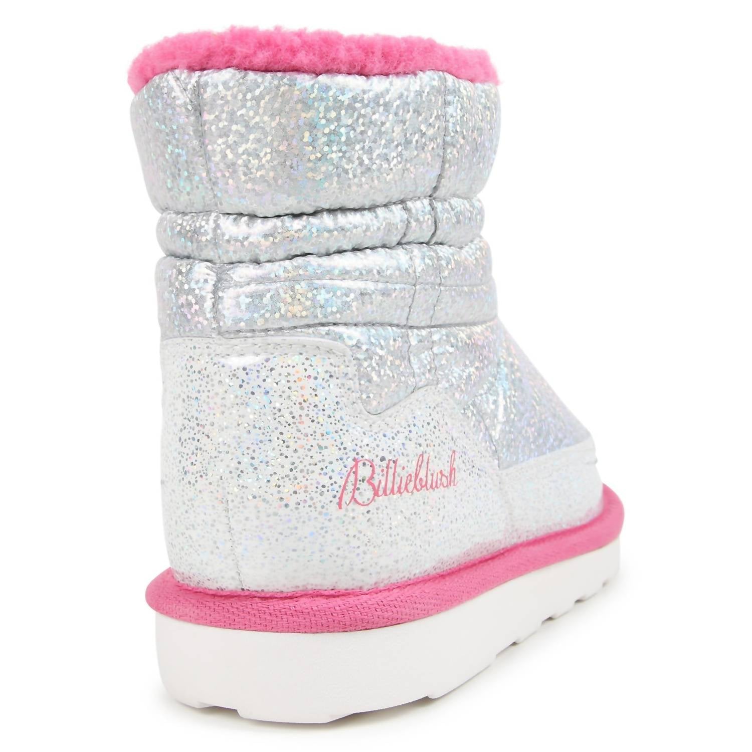 Billieblush - Kids' Iridescent Quilted Snow Boots