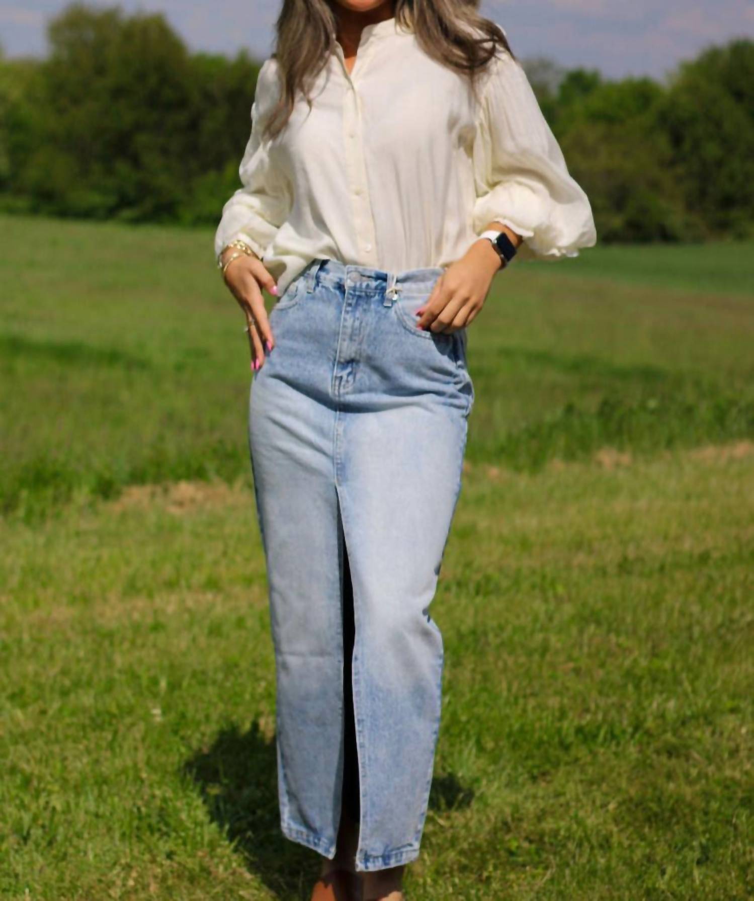 Kancan - Ready For Rodeo Midi Skirt