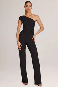 Oh Polly - Alouette Modal One-shoulder Jumpsuit