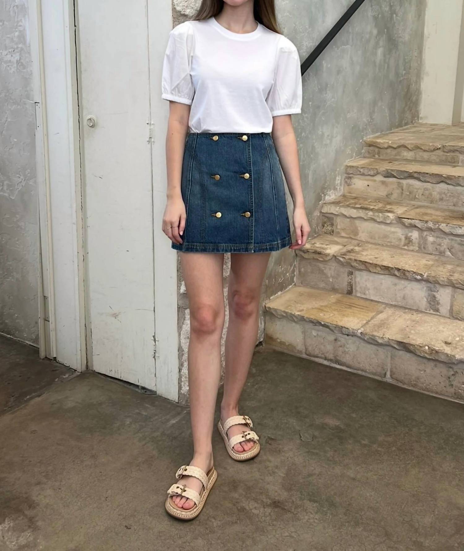 Ulla Johnson - Clara Denim Mini Skirt