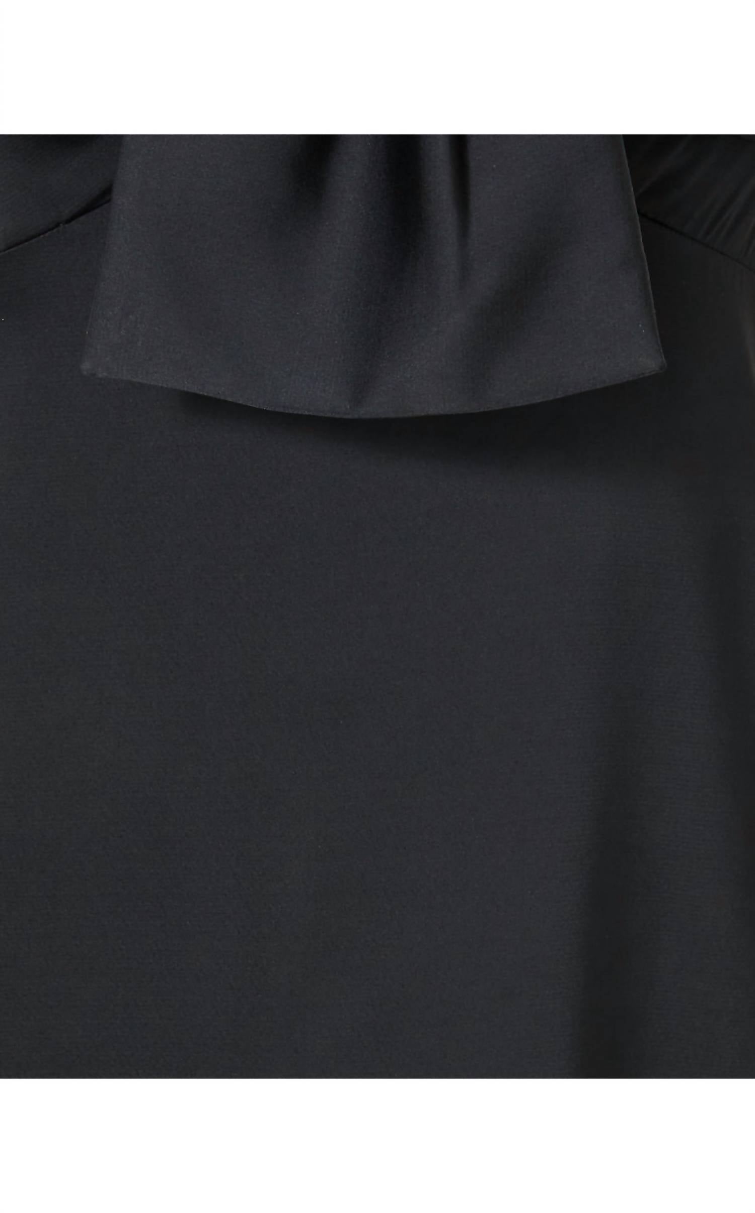 Lilly Pulitzer Carlynn Satin Maxi Bow Dress in noir 1 - women's dress - alternate view