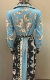 N By Nancy - Women's Long sleeve button up dress