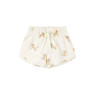 Quincy Mae - Boy's Print Elastic Waistband Swim Short