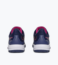 diadora Women's Trofeo 2 All Ground Pickleball Shoe in blueprint pink yarrow white - women's shoe - alternate view