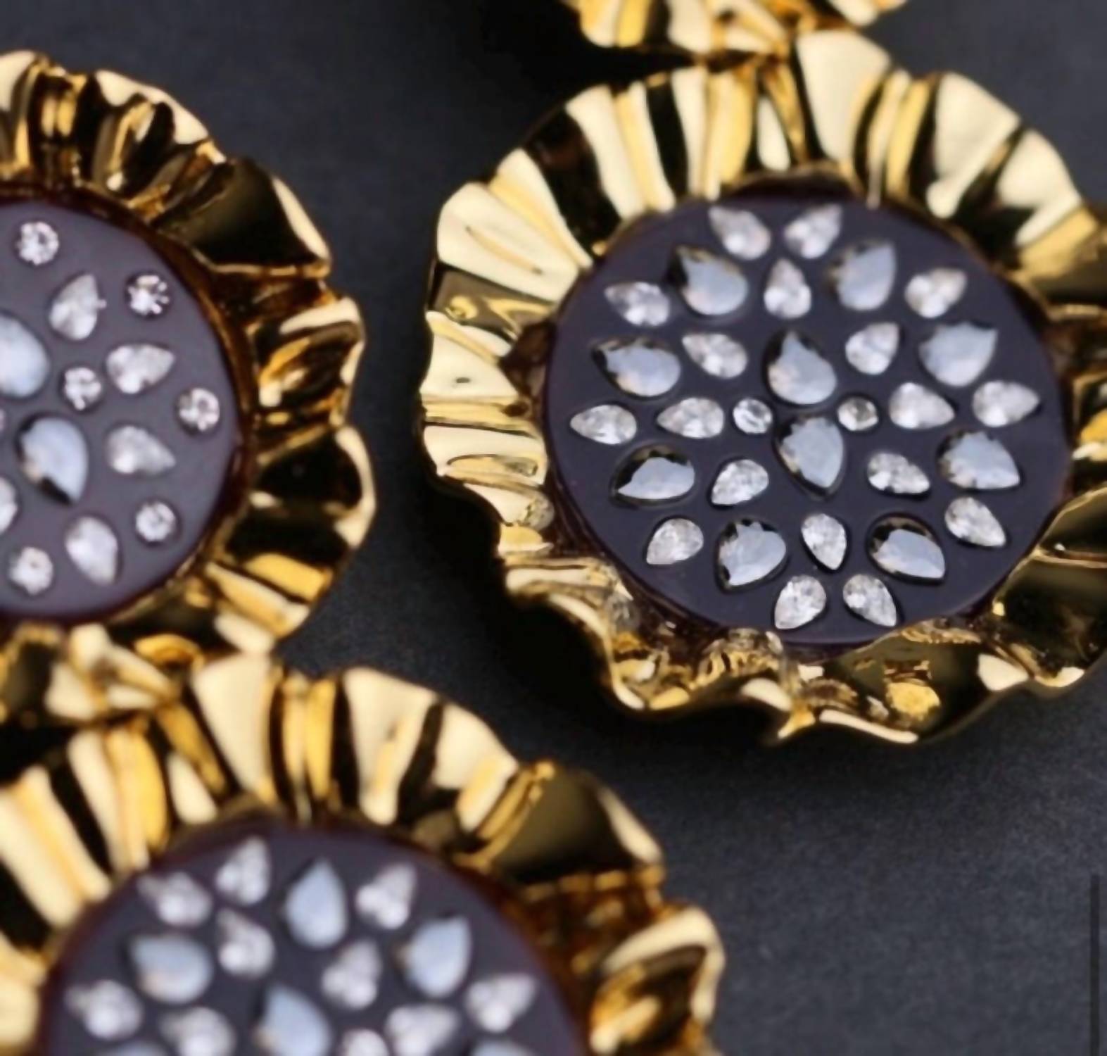 Lele Sadoughi - Women's Sunflower Drop Earrings