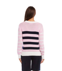 Karen Kane - Stripe Crewneck Sweater