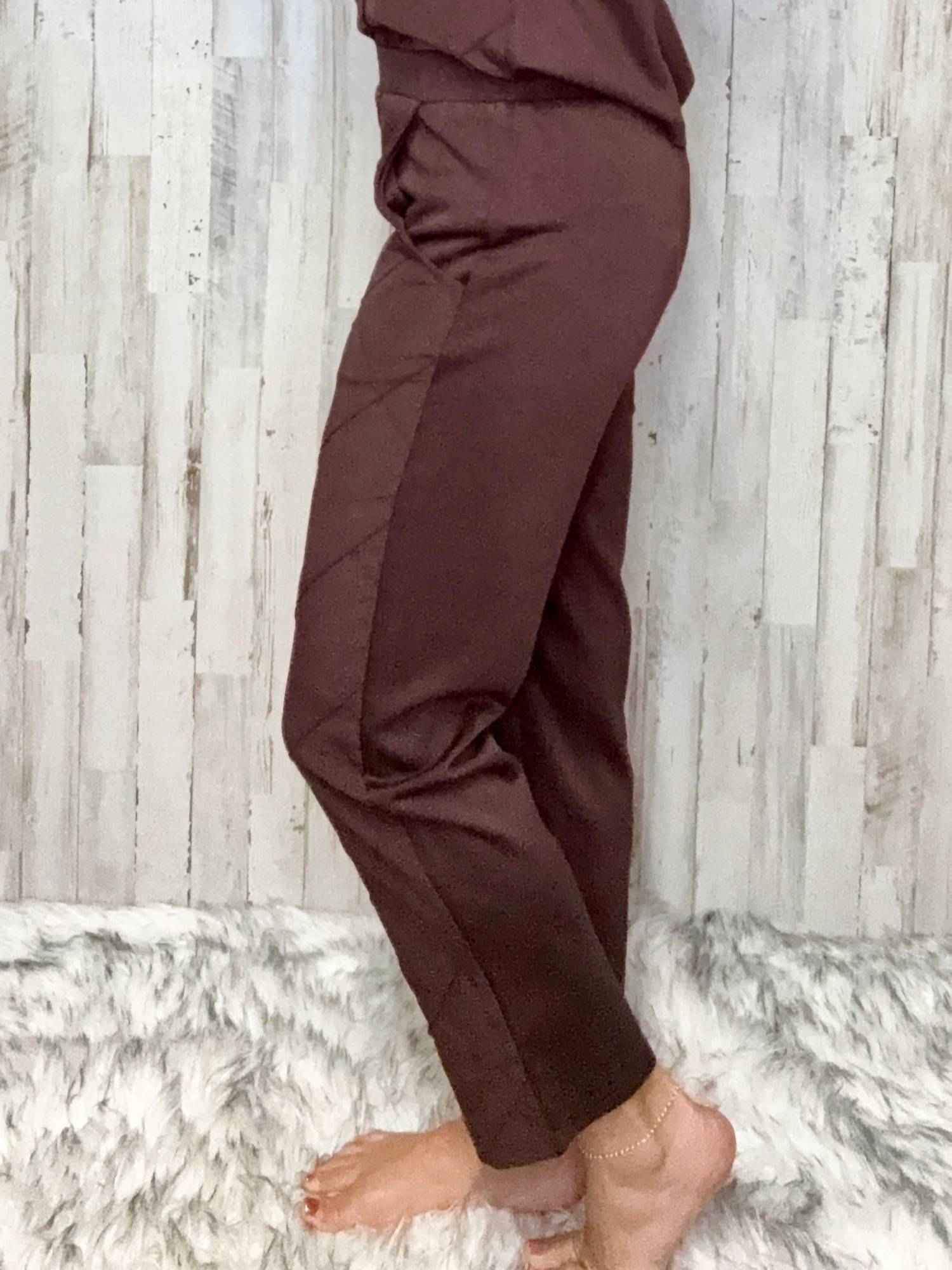 Joh Jamila Lounge Wear Pants in brown - women's pants - detail view