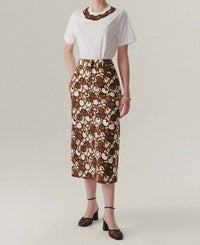 Exquise - Rosalie Romantic Flared Midi Skirt