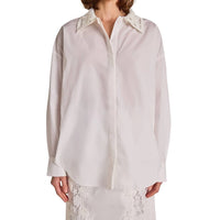 English Factory - Crochet Collar Detailed Shirt