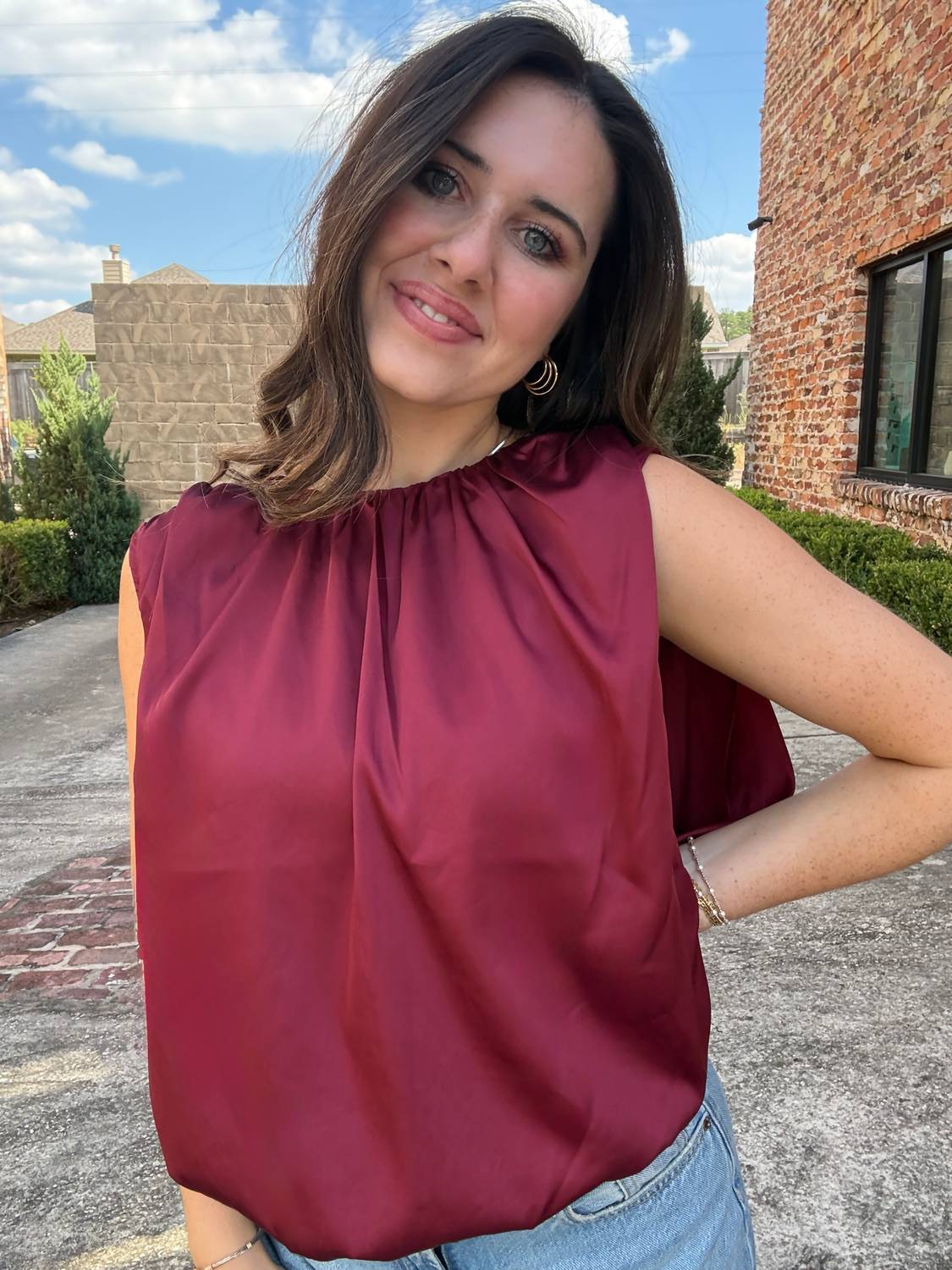 Wishlist - Satin Stitches Blouse