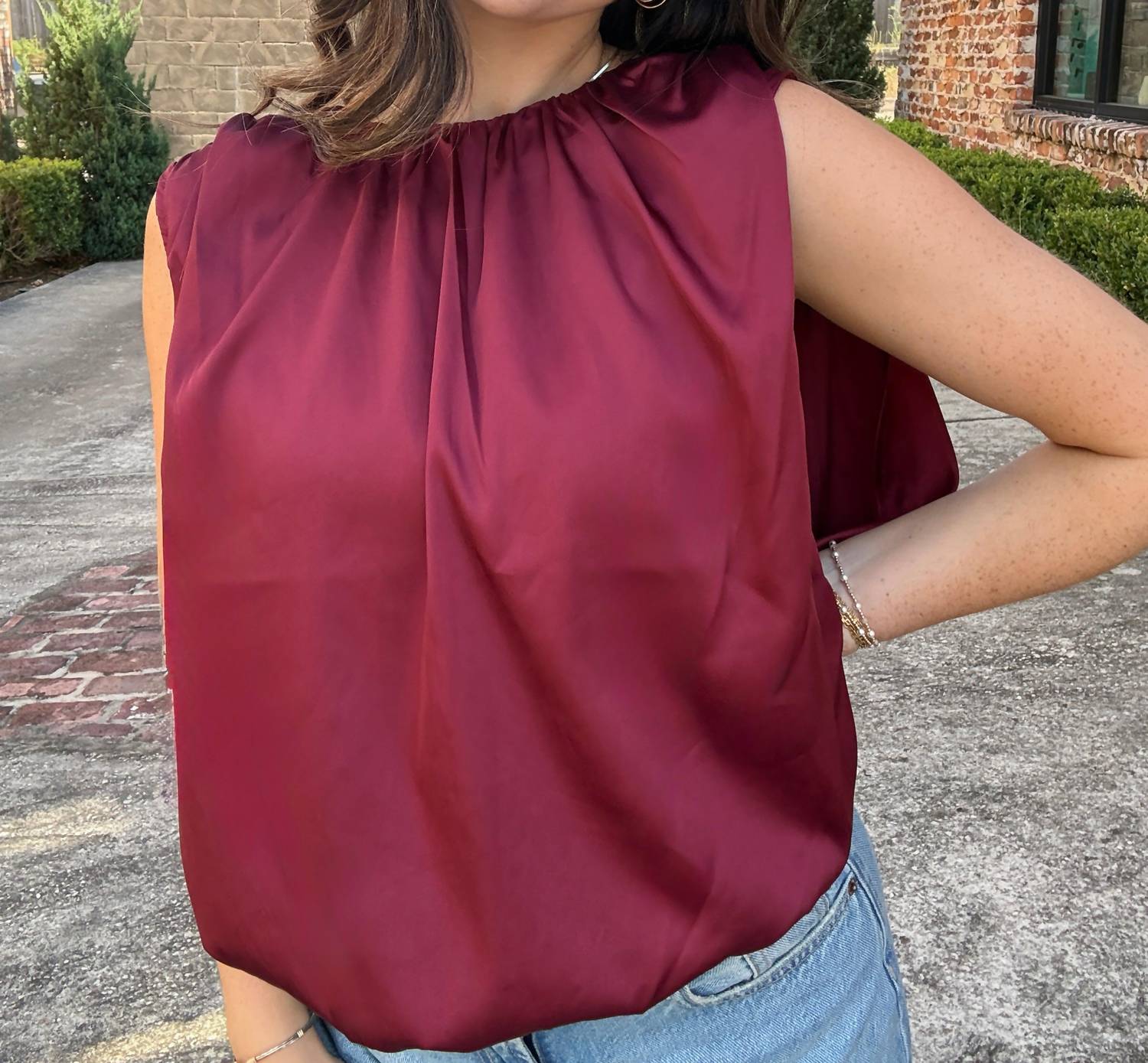 Wishlist - Satin Stitches Blouse