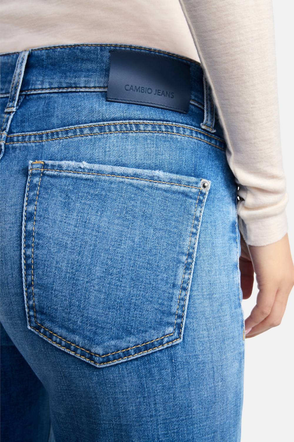 Cambio - Tess Wide Leg Jeans