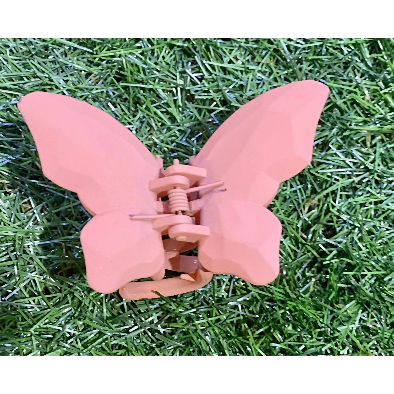 Funteze - Women's Matte Butterfly Hair Claw Clip