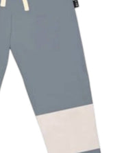 TINY WHALES Boys' Rad Day Sweatpants in faded navy - kids' joggers - detail view