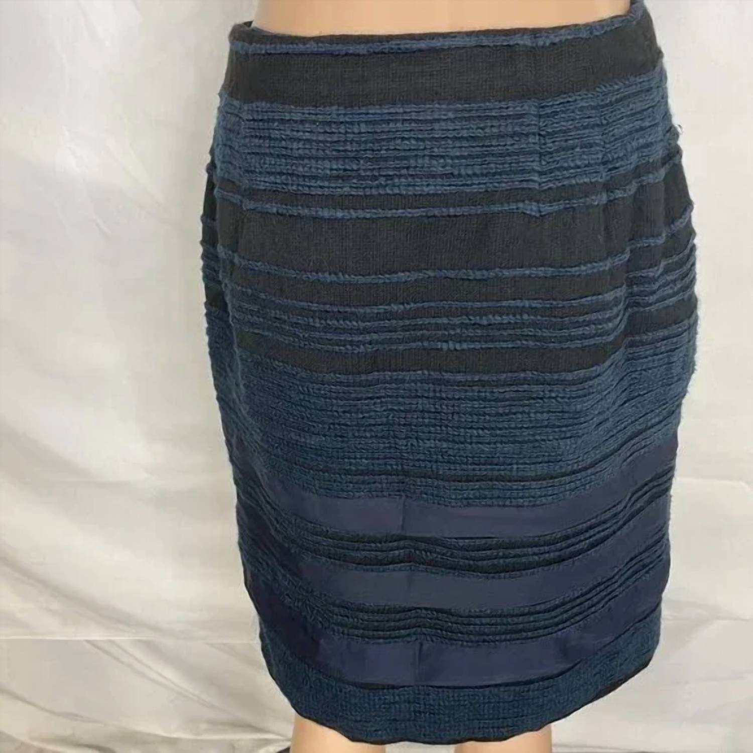 Carolina Herrera - Women's Mixed-fabric Tweed Knee-length Skirt