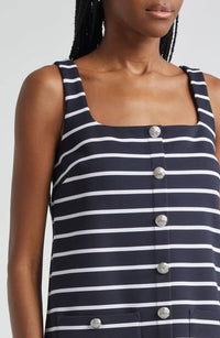 Veronica Beard - Tibbie Stripe Knit Mini Dress