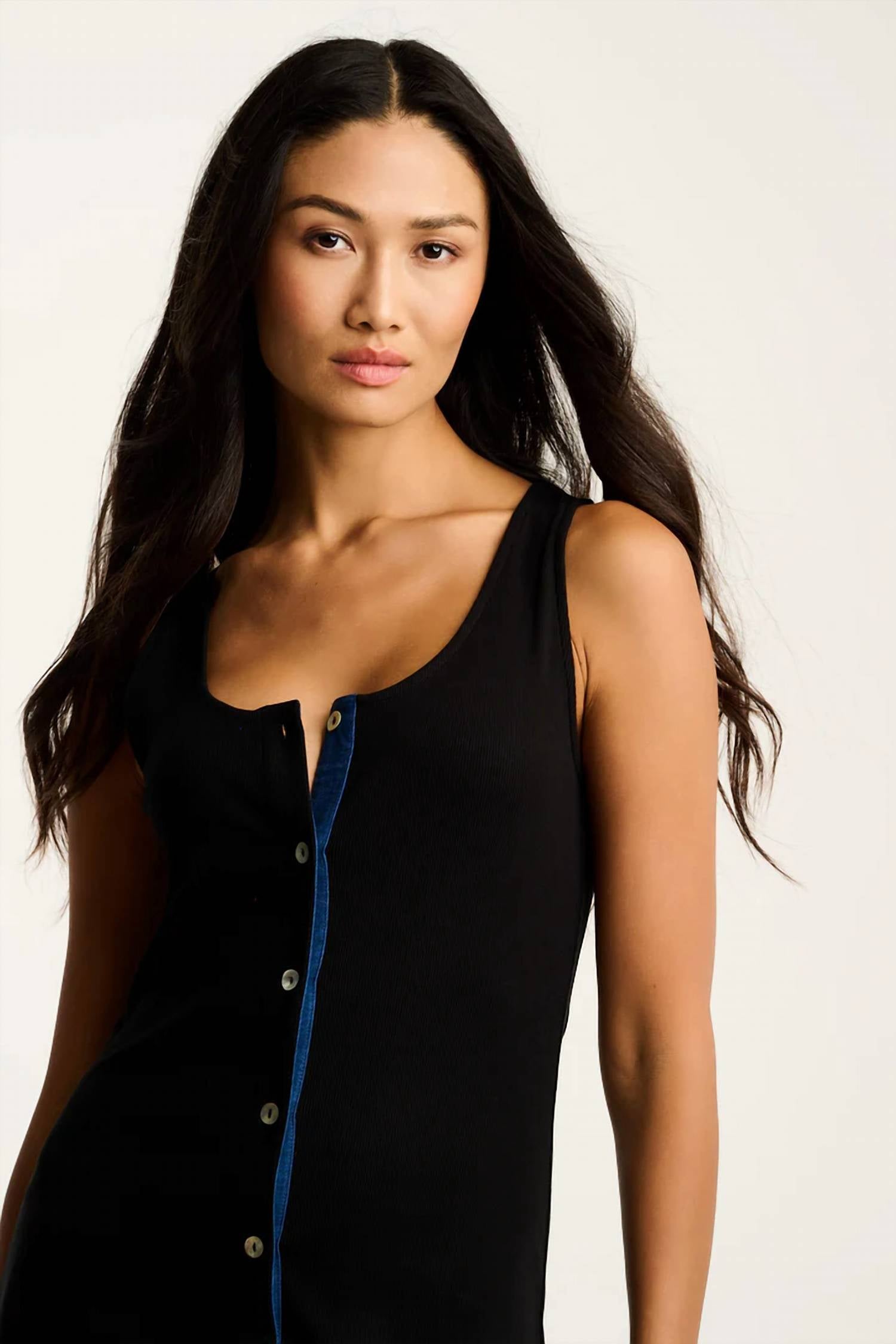 Lisa Todd - Pima Cotton Rib Midi Dress