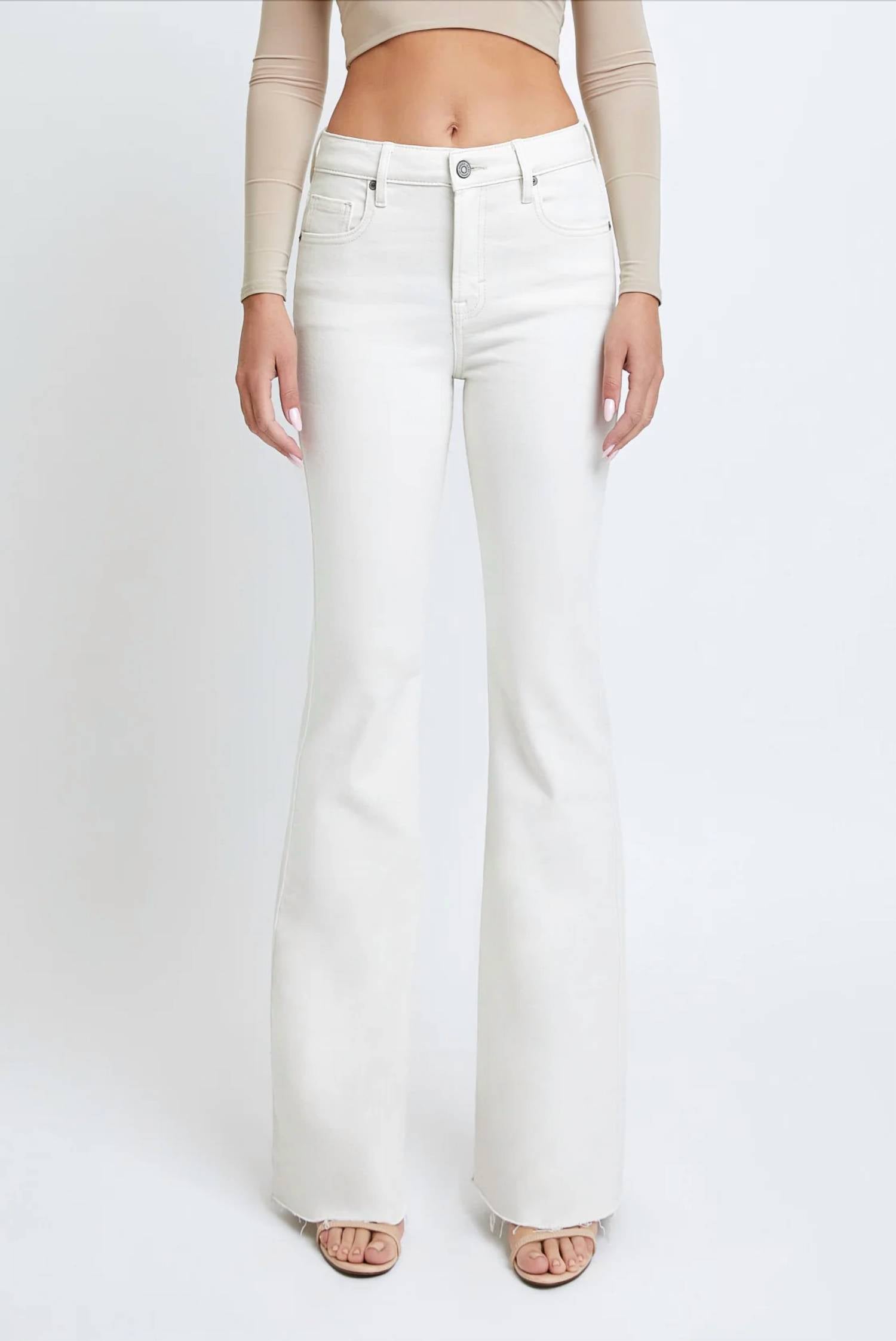 Hidden - High Rise Long Flare Jean