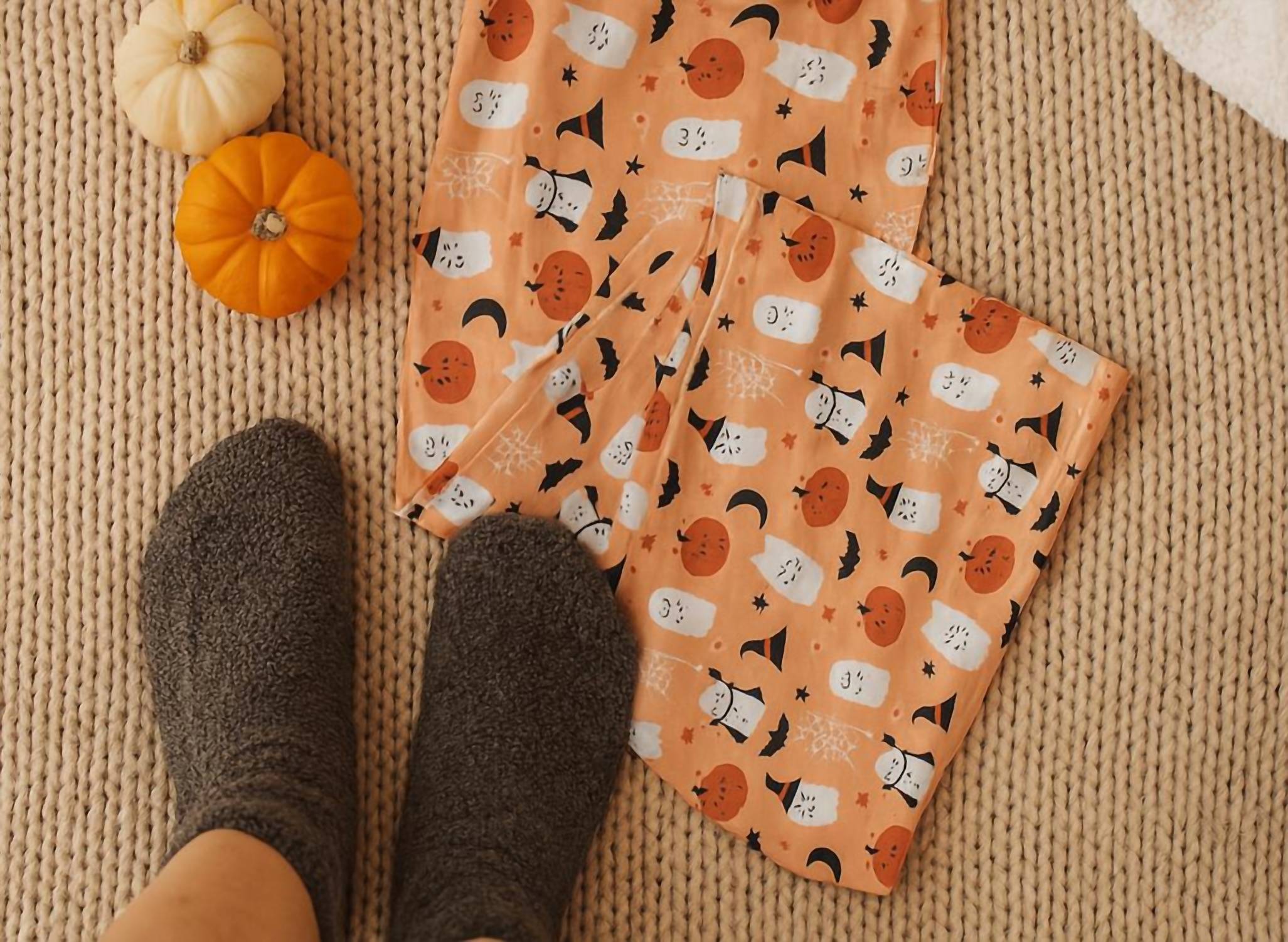 Emerson And Friends - Boo-tastic Glow-in-the-dark Halloween Bamboo Relaxed Lounge Pajama