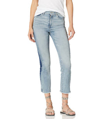 DL1961 - Women's Bridget Crop Mid Rise Boot Jeans in alameda - women's jeans