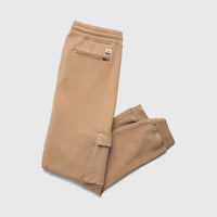 Surfside Supply Men's Keith Cargo Pocket Jogger in chinchilla - men's pants - detail view