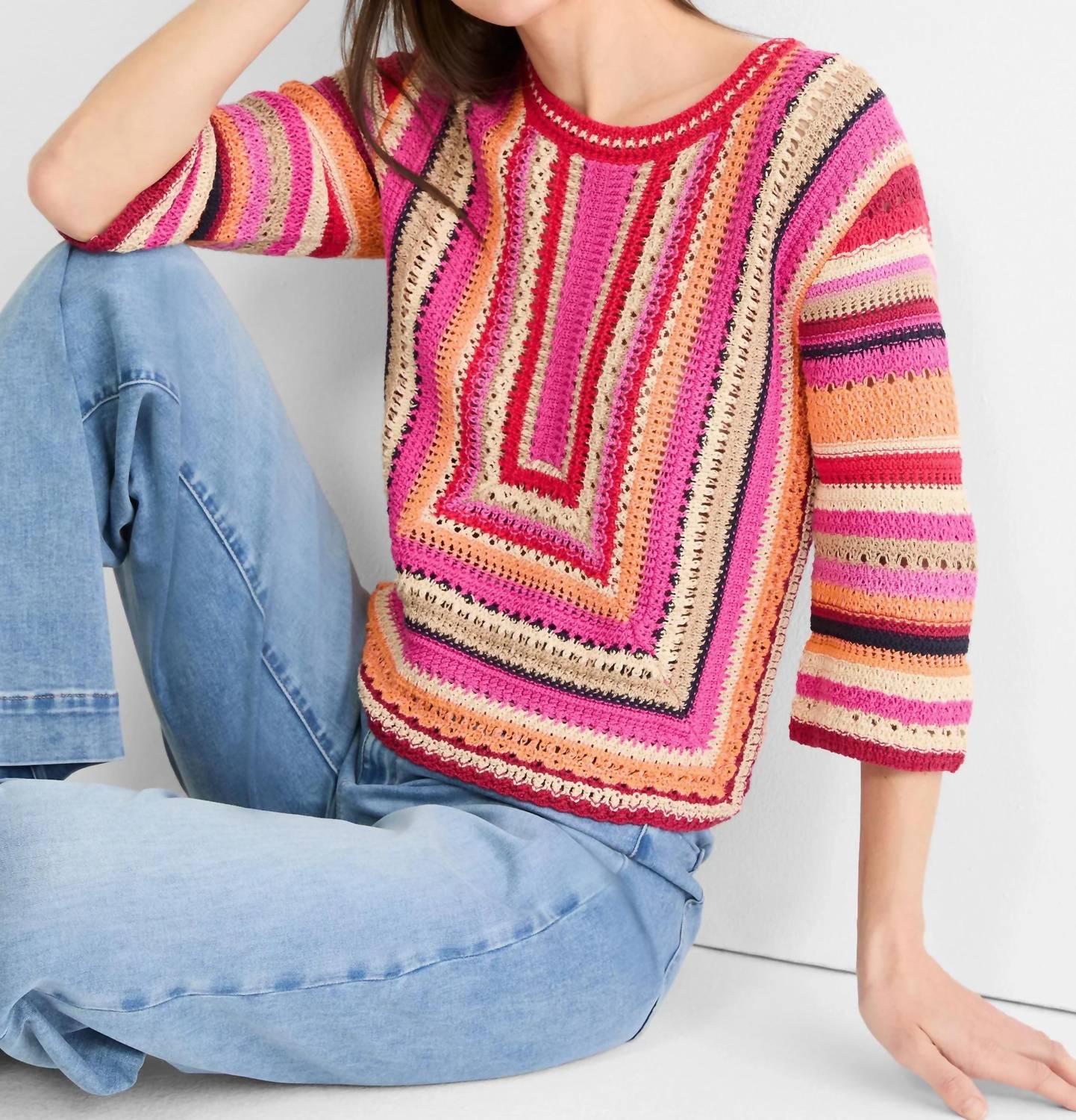 Nic + Zoe - Polina Pastiche Mix Sweater