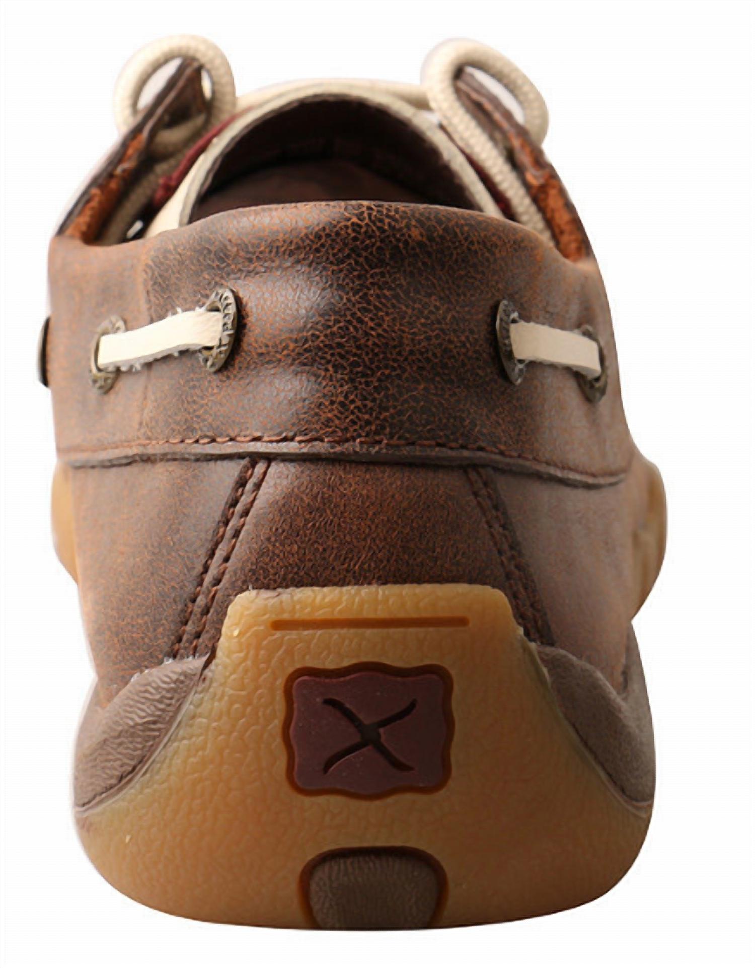 TWISTED X Women's Driving Moccasin in patriotic - women's shoe - view 5