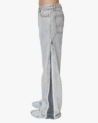 Diesel - Diesel Grey Straight-leg Denim Jeans