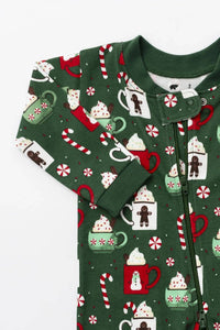 Monica + Andy - Kids Peppermint Mocha Baby Pajamas