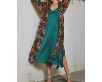 Dress Forum - Fleur Draped Sleeve Open Front Duster