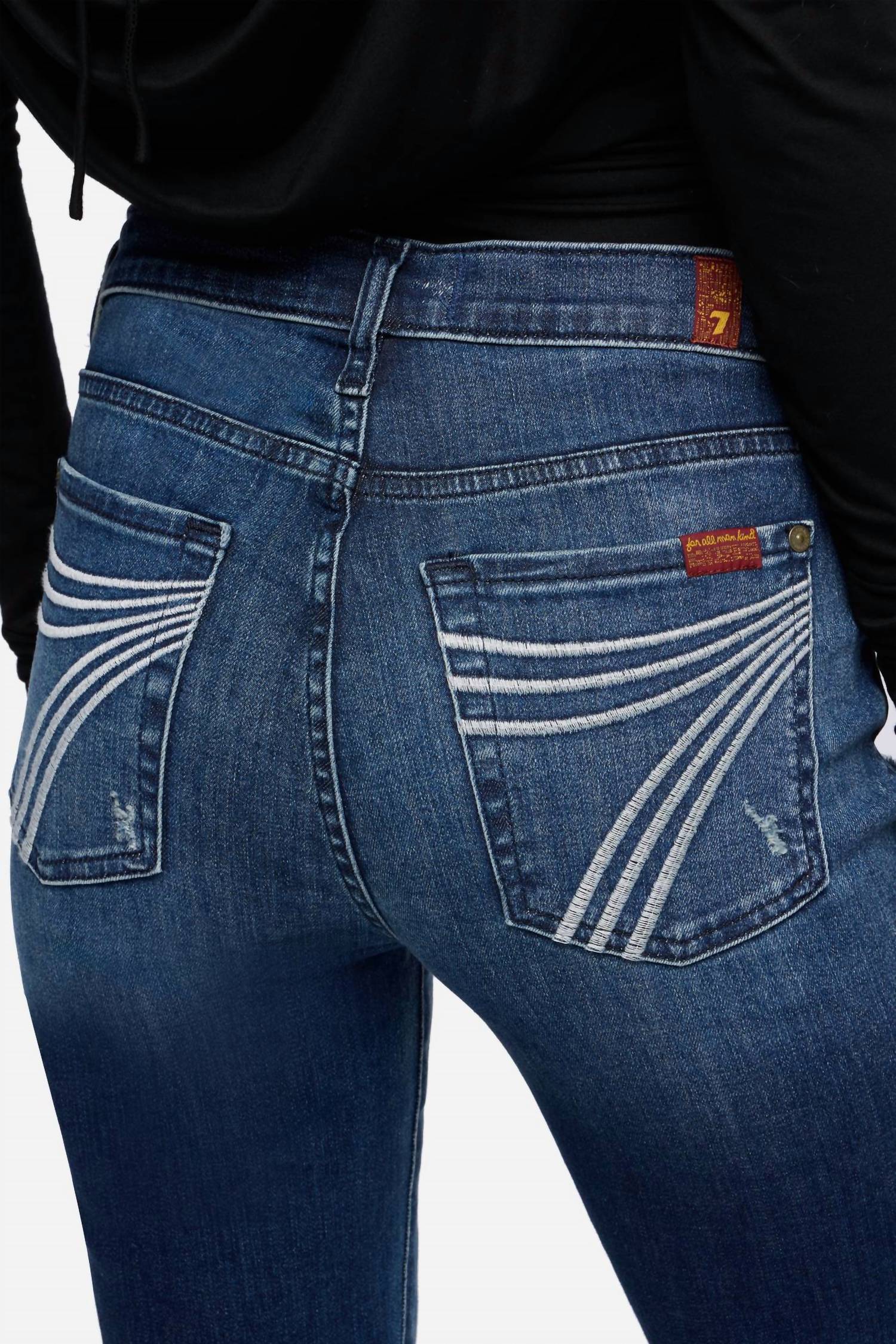 7 For All Mankind - Dojo Slim Illusion Mid-rise Jean