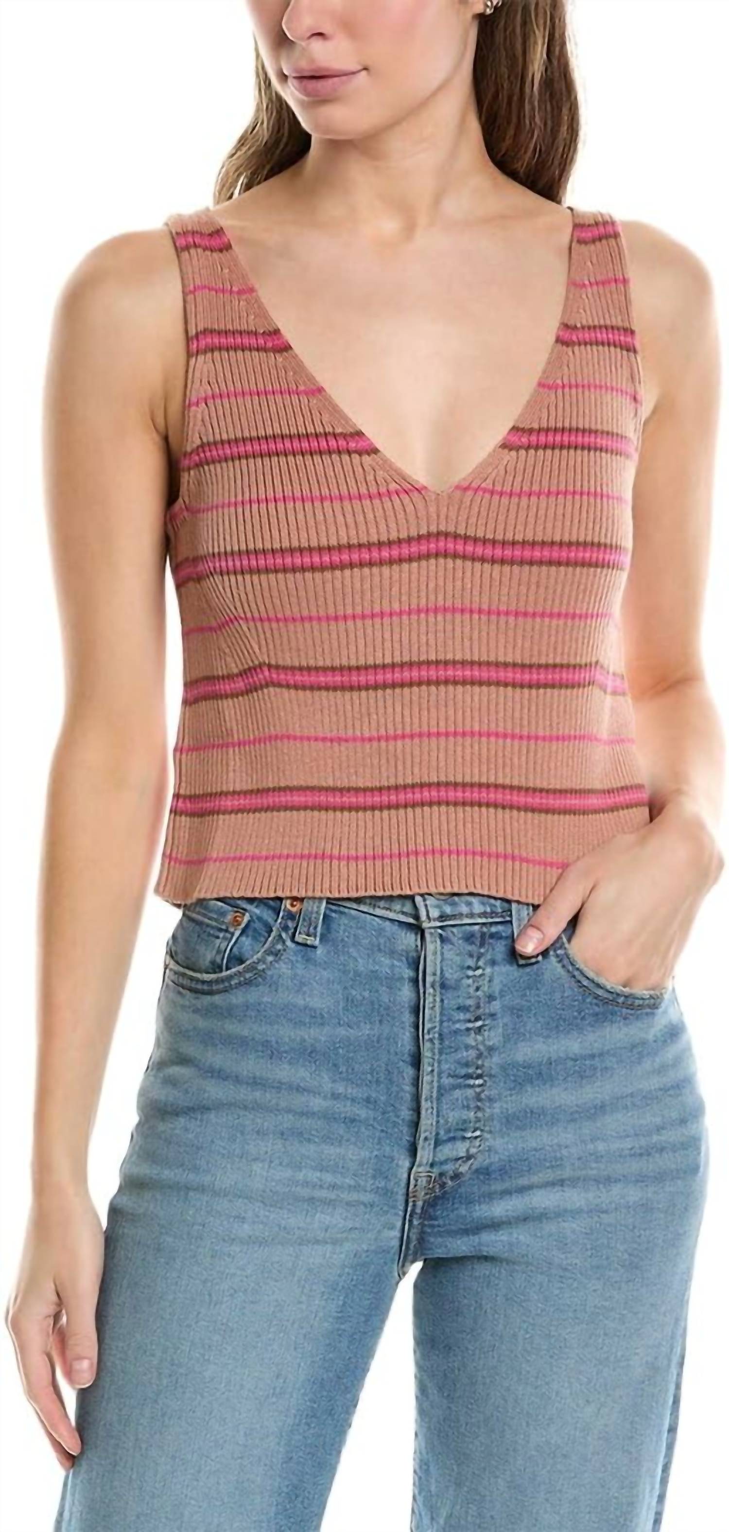 Nation Ltd - Haru Rib Cami Top