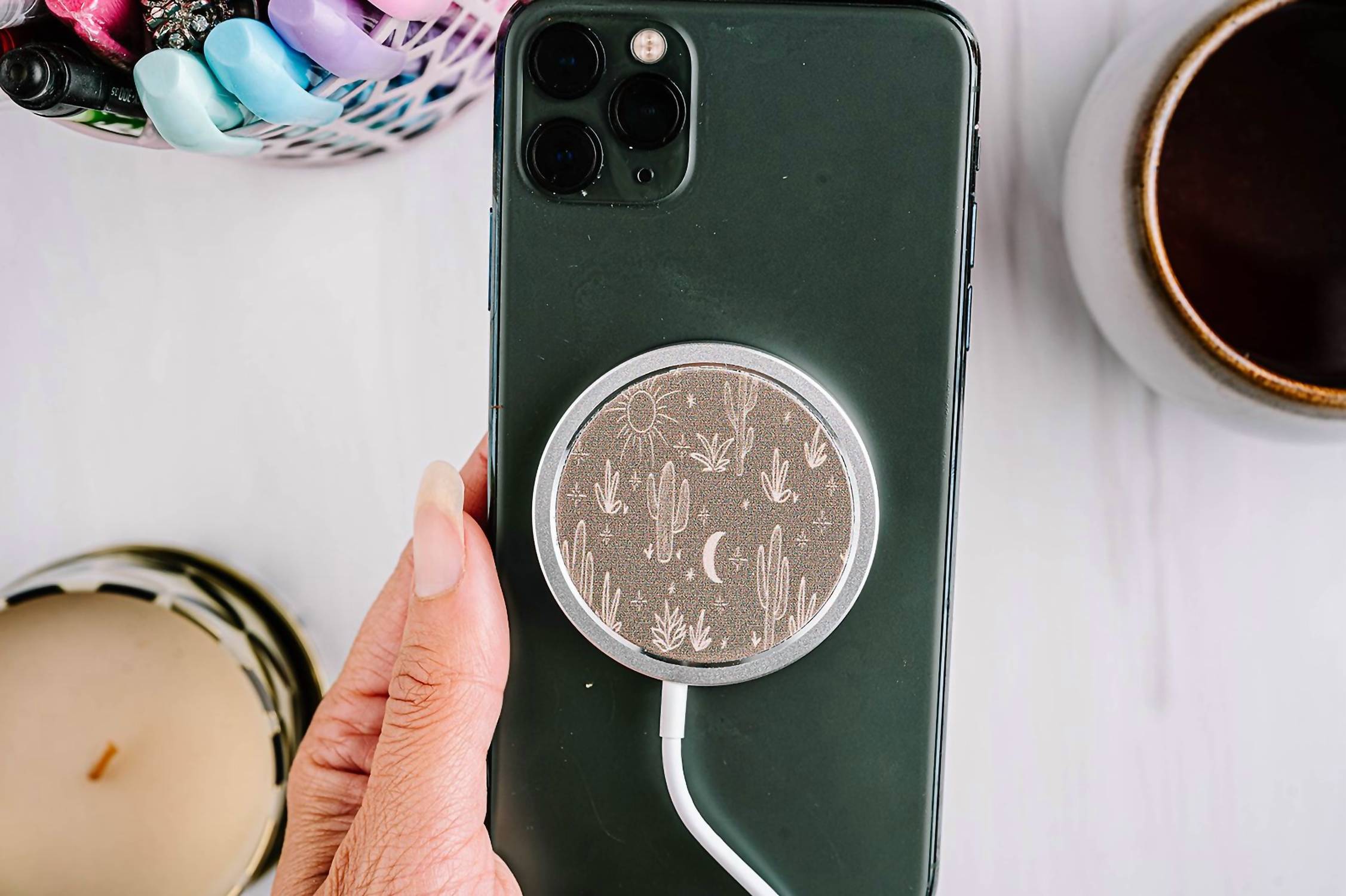 The Care Collective - Magnetic Cactus Charger