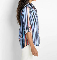 Nic + Zoe - Painted Peninsula Cotton Shirt