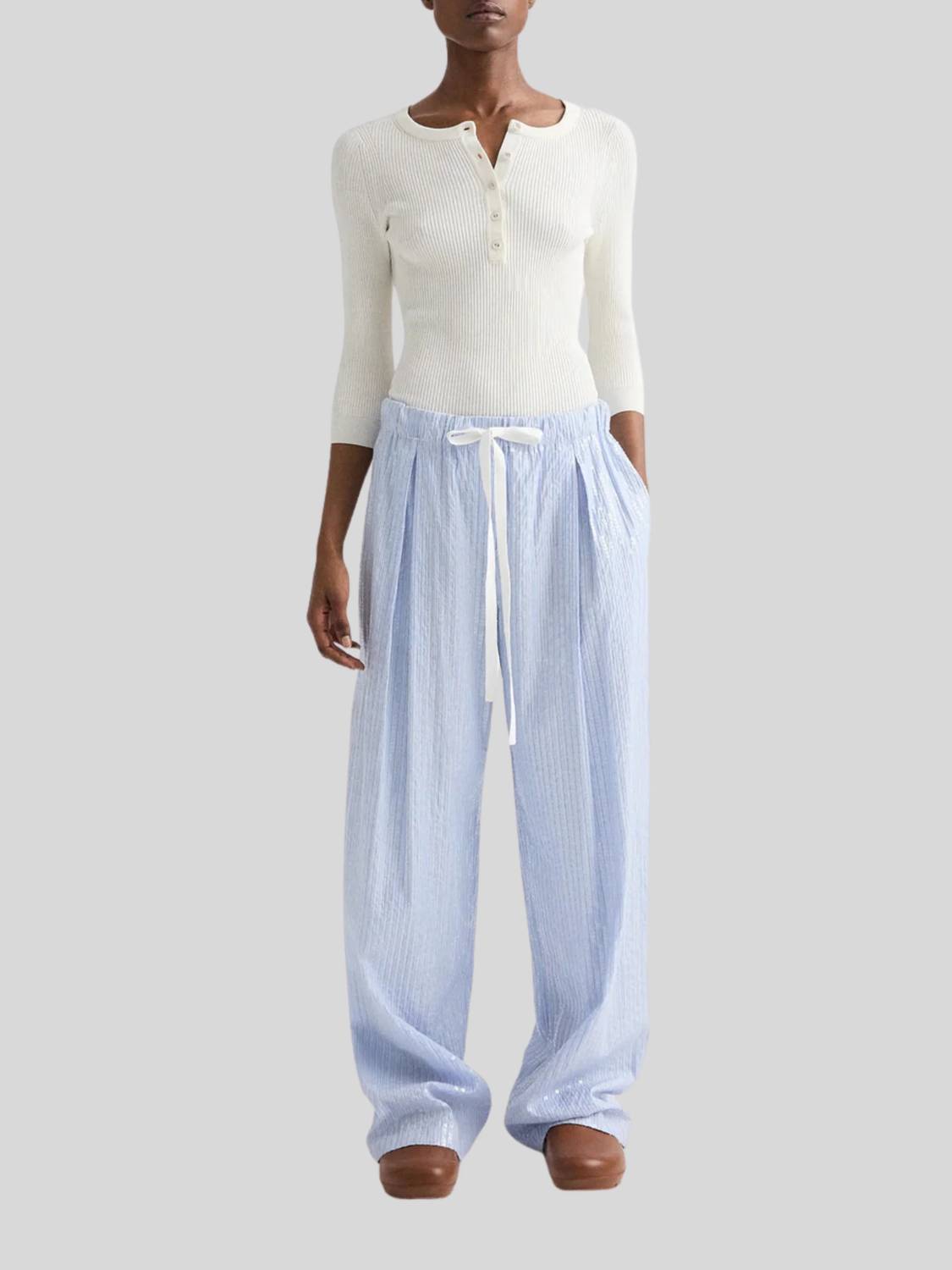 Twp - Wide-leg Pajama Pant