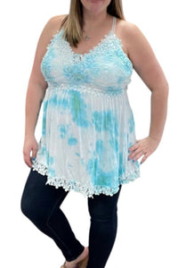 White Birch - Lace Crochet Cloud Cami Top
