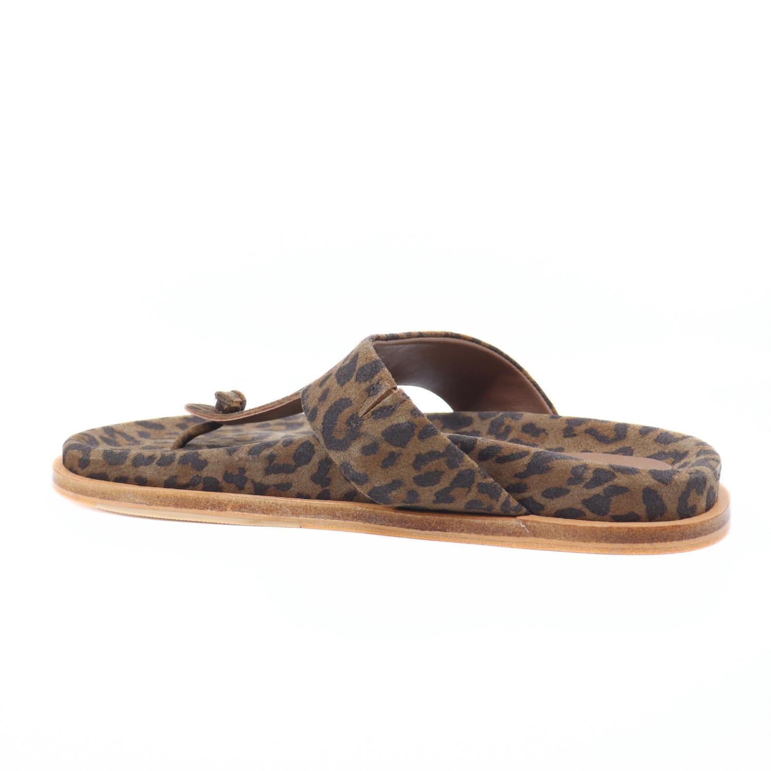 Free People - Women's Mika Chestnut Leo Suede Sandal