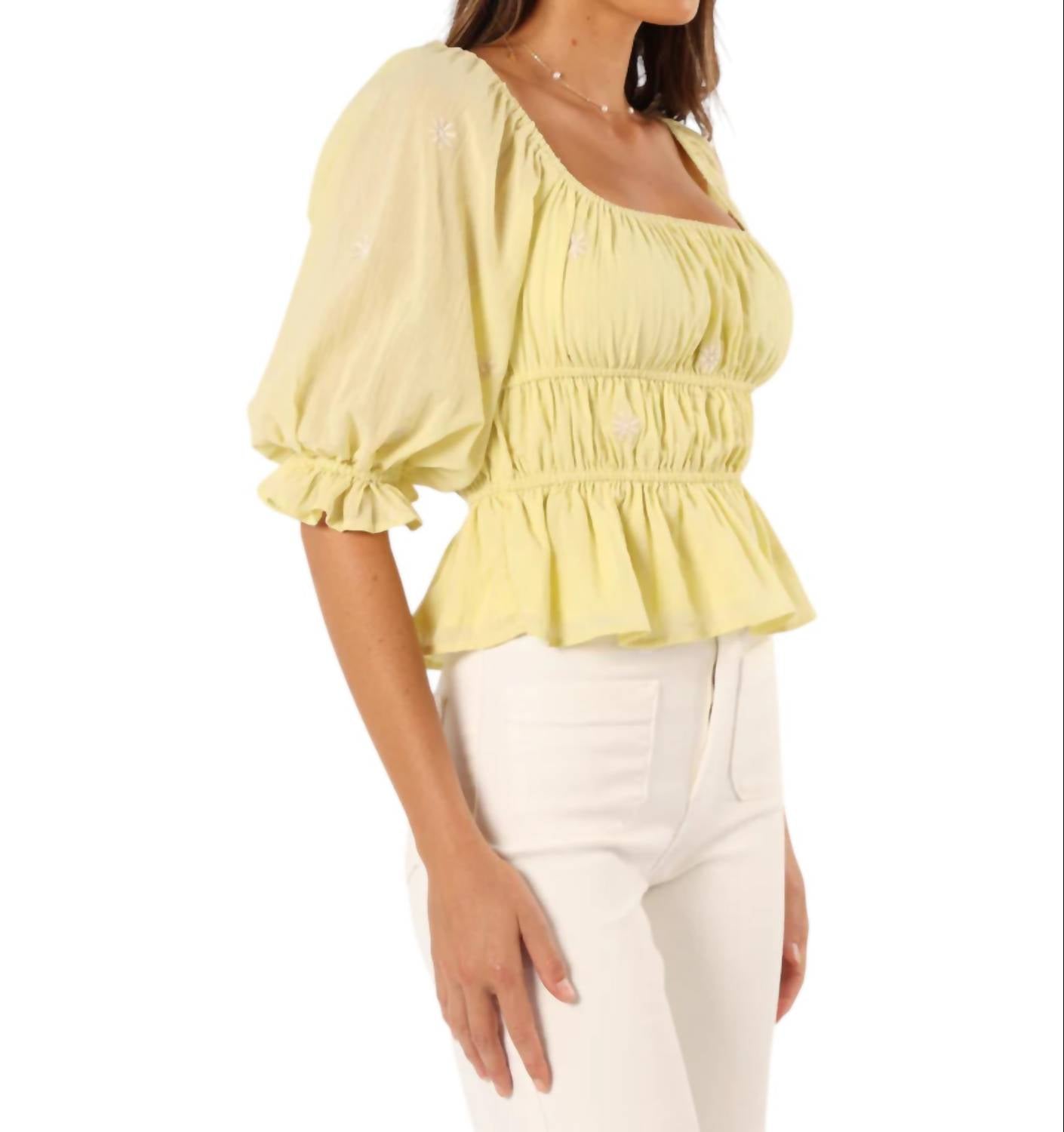 By Together - Rachel Floral Embroidered Blouse
