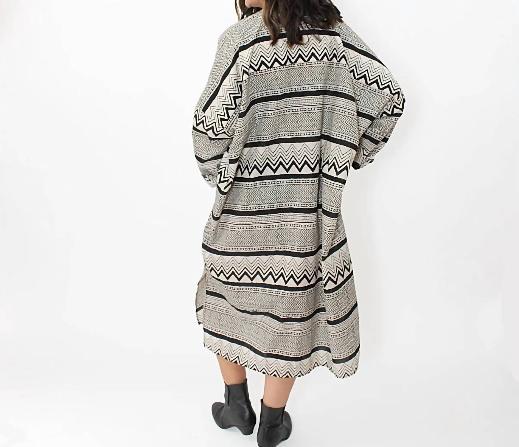 Sylca Designs - Zig Zag Shirt Dress