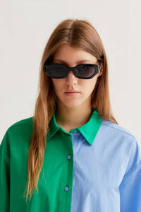 Compania Fantastica - Color Block Button Down Shirt
