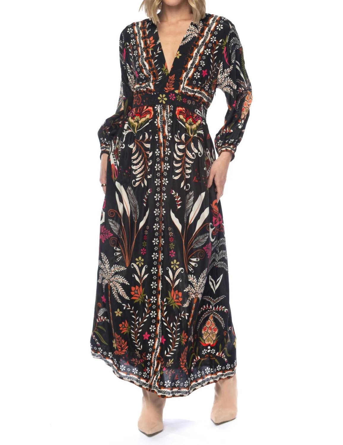 Tolani - Puja Palm Tree Dress