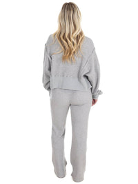 Kimberly C - All Day Cozy Waffle Knit Sweater Set