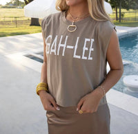 Hank & Scoot - Gah-lee Graphic Tank Top
