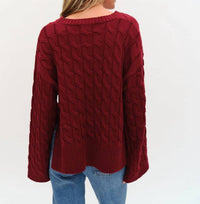 Six/Fifty - Willow Side Slit Sweater