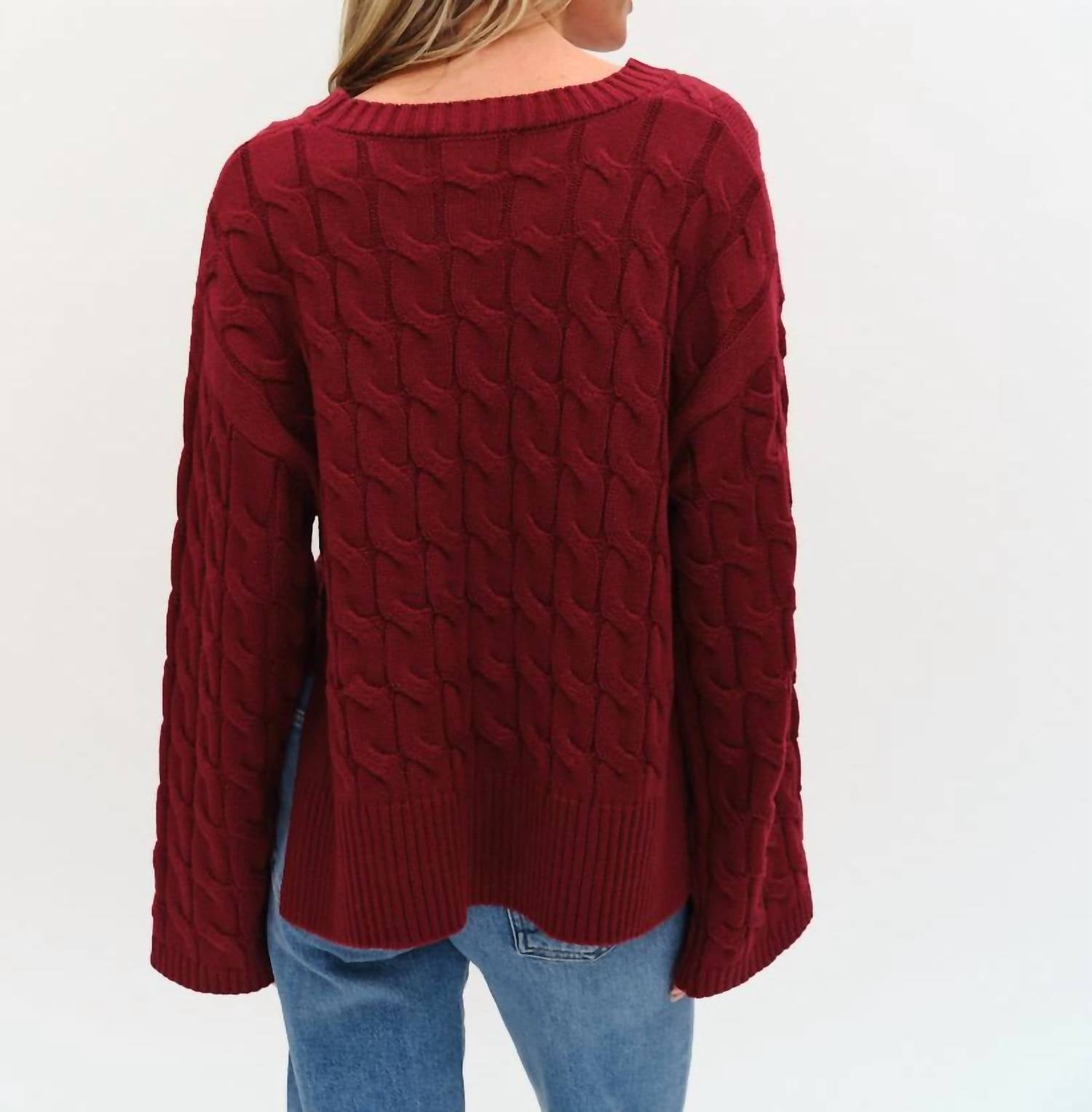 Six/Fifty - Willow Side Slit Sweater