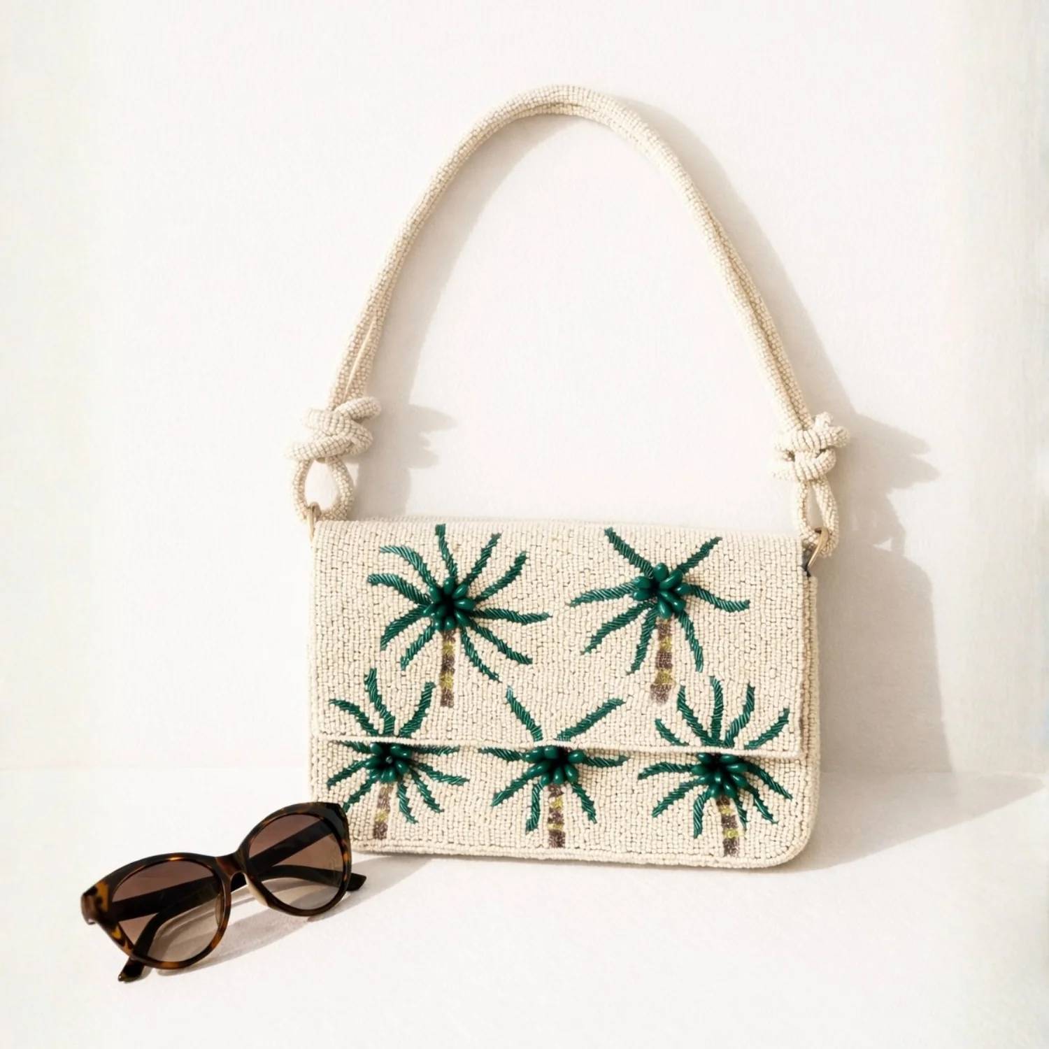 Pick Happy - Women's Hand-beaded Knot Handbag