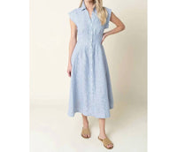 Olivaceous - Dorothy Button Front Maxi Dress