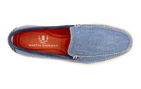 Martin Dingman - Men's Venetian Washed Canvas Loafer