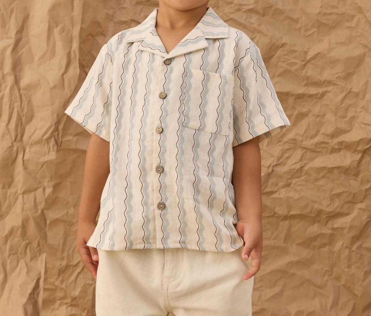 Rylee + Cru - Boy's Lapel Collar Shirt