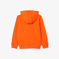 Lacoste - Kids Unisex Kangaroo Pocket Zip-up Hoodie Top
